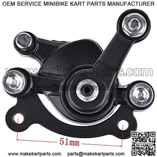 Disc Brake Caliper with Brake Pads Replacement for Doodle bug Dirtbug 97cc 2.8HP DB30 Mini Classic Electric MX500 Mini Bike 33cc 43cc 47cc 49cc Moto ATV Gas Scooter Kids Dirt Pocket - Image 2