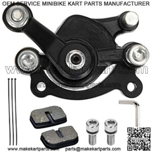 Disc Brake Caliper and Pad for MBX10 MBX11 80cc MM-B80 105cc MM-B105 CT100U CC100X Trail Mini Bike 47 49cc Mini ATV Gas Scooter Dirt Pocket Bike