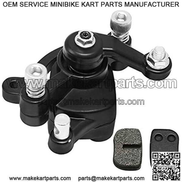 Rear Disc Brake Caliper with Brake Pads Compatible with Motovox MBX10 MBX11, Mini Dirt Bike MM-B80-BR 80CC 2.5HP, Moto Classic Mini Bike 47cc 49cc Pocket Bike Stand Up Goped Scooter - Image 5