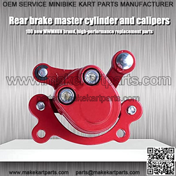Rear Disc Brake Caliper with Brake Pads Compatible with Predator 212 Moto MM-B80 80CC 2.5HP MM-B105 Motovox MBX10 MBX11 MBX12 Mini Dirt Bike Classic 47cc 49cc Pocket Bike Stand Up Goped Scooter - Image 3