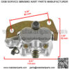 Front And Rear Brake Caliper W/Pads for Yamaha Rhino 450 YXR450 4X4 2006 - 2009 - Image 2