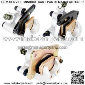 Front And Rear Brake Caliper W/Pads For Yamaha Kodiak 400 YFM400 4X4 2X4 2000-02