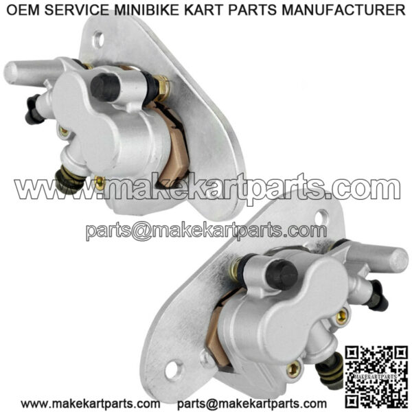 Rear Left Right Brake Caliper W/Pads for Yamaha Rhino 700 YXR700 4X4 2008-2013 - Image 2