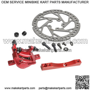 PRO PRO2 Scooter Modified Brake Kit 135mm Disc Brake Disc Assembly Oil Brake Adapter