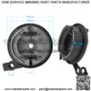 G30 auxiliary wheel brake line pull drum brake MAX G30 electric scooter front wheel drum brake - Image 2