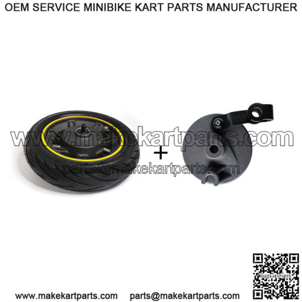 G30 auxiliary wheel brake line pull drum brake MAX G30 electric scooter front wheel drum brake - Image 3