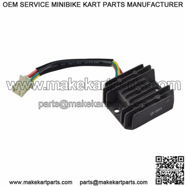 4-Pin/4-Wire Rectifier (Voltage Regulator) for 50cc - 250cc ATV, Dirt Bike, & Scooter Engines