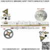 Rear Axle Assembly Go Kart Rear Wheel Axle Shaft Assembly Complete Wheel Hub Kit for DIY Go Kart ATV Quad Buggy Mini Bike (29" Axle Overall Length) - Image 2