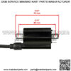 Ignition Coil w/ Spark Plug Boot & Wire For Polaris RZR 170 2015-2021 0455029 (For: Polaris) - Image 2
