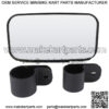Rear Side View Mirror 1.5" 1.75" 2" Clamp For Polaris Ranger 400 Yamaha UTV ATV (For: John Deere Gator CS)