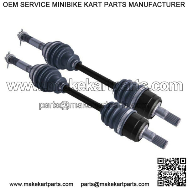 Kawasaki 610 Mule front cv axles set 2005 2006 2007 2008 2009 2010 2011 - 2016