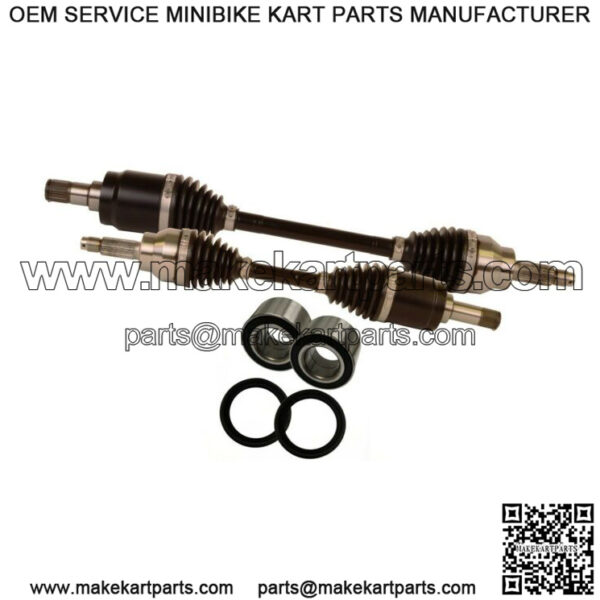 Honda front cv axle & wheel bearing set Pioneer 500 2015 2016