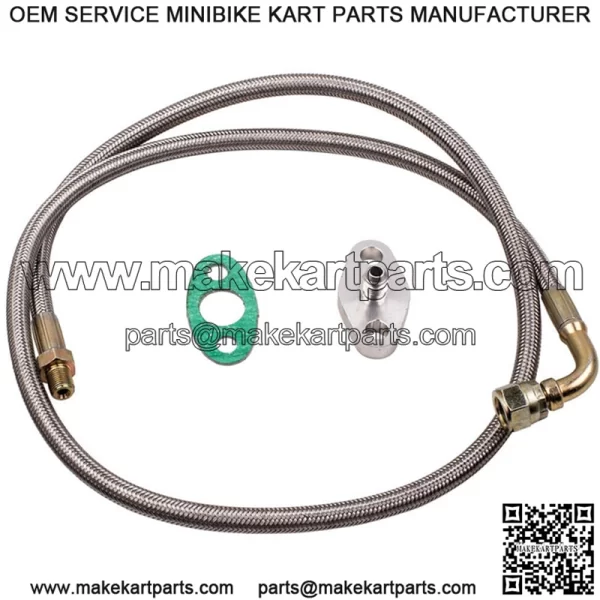 T3 T4 T3/T4 T04E T70 GT35 turbocharger oil inlet repair kit 1/8 NPT 4an - Image 2