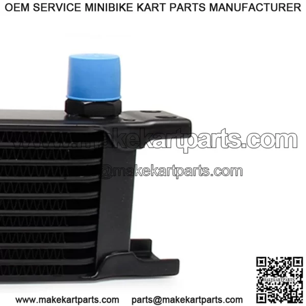 British 10-layer oil radiator 10-row engine oil cooler AN8/AN6 adapter AN10 oil cooler - Image 2