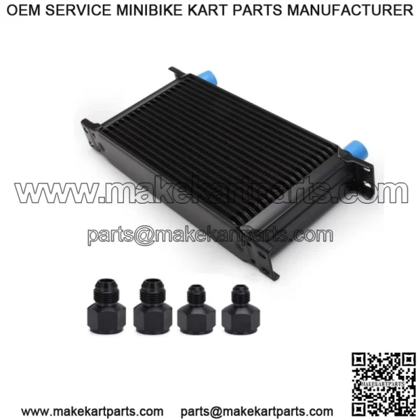British 19-layer engine oil radiator 19-row engine oil cooler AN8/AN6 adapter AN10 oil cooler