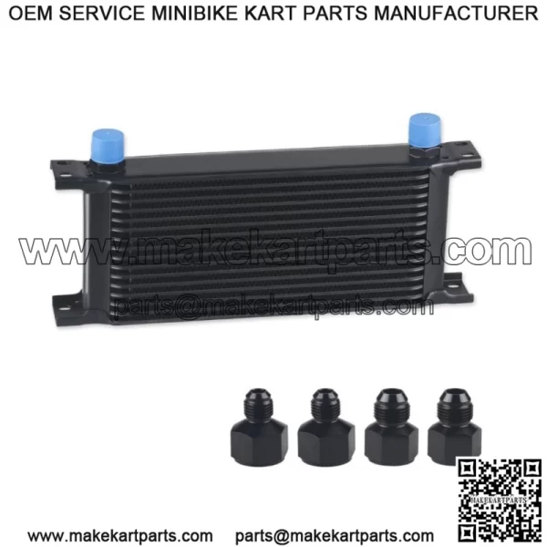 British 16-layer oil radiator 16-row engine oil cooler AN8/AN6 adapter AN10 oil cooler