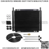20-layer 676 Transmission Oil Cooler Universal Remote Transmission Oil Cooler Automatic Aluminum Radiator Converter