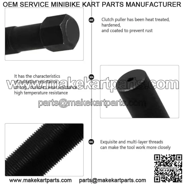 Heavy Duty Clutch Puller Removal Tool JDG1641 Compatible with John Deere Gator 6x4 Model w/Comet Clutch TX 620i 850D Replace PCP-21 - Image 3