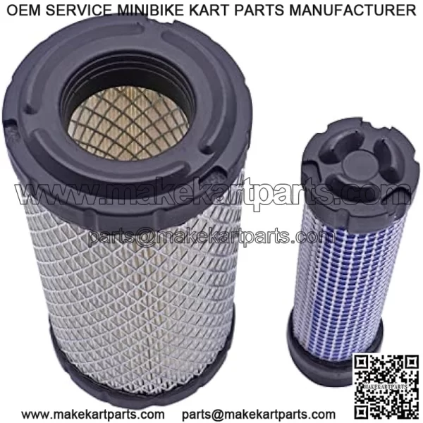Inner & Outer Air Filters Set M113621 M123378,Air Filter Element Compatible with 1023E 1026R 1200 1720 1725 2030A 2210 2500,Replaces Kawasaki 11013-7029 11013-7048 - Image 3