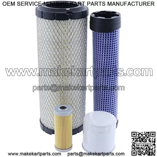 Filter Kit M806418 M801101 M131802 M131803 for John Deere 2305 Compact Utility Tractor - Image 2