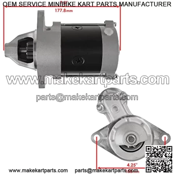 Starter for John Deere 10 HP Bunker & Field Rake 1200 1200A Kawasaki Engine All Model KVTR-9561 - Image 2