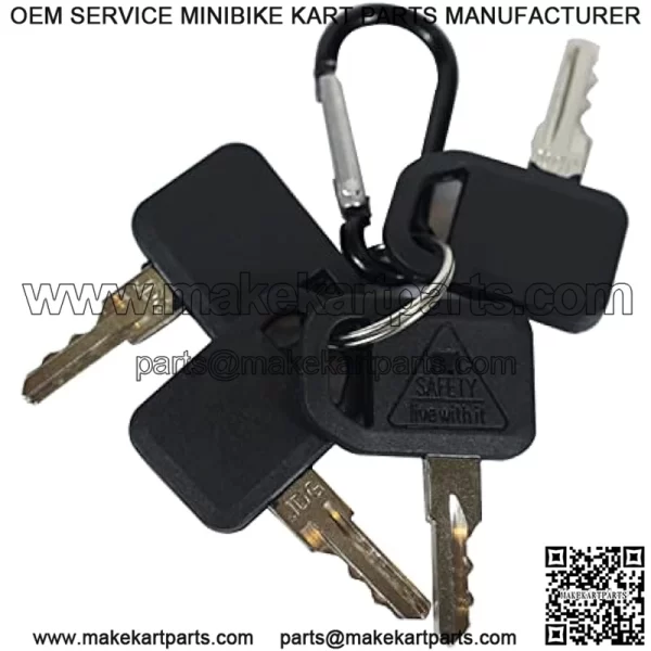 4 Ignition Key AM131841 fits for John Deere Gator (XUV,HPX,GX, GT,LX) and Mower