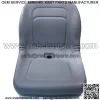 (2) Grey HIGH Back Seats for John Deere Gator XUV 620i, 850D, 550, 550 S4 UTV - Image 4