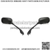 Replacement Side Mirrors for Yamaha 2006 2007 2008 2009 2010 2012 2013 2014 FZ1 2015 FZS1 FZS10 Black Rear View Mirror Assembly - Image 3