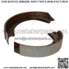 8N2200B Set 4 Brake Shoes Fits Ford Tractor NAA Jubilee 8N Drum Type