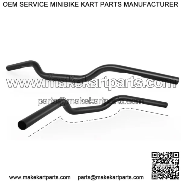 7/8" 22mm Rise Drag Handlebar Tracker Black For Yamaha MT-07 MT-09 MT-03 MT-10 - Image 2