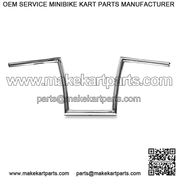 1 1/4" Strip Handlebars 12" Chrome 0601-2725