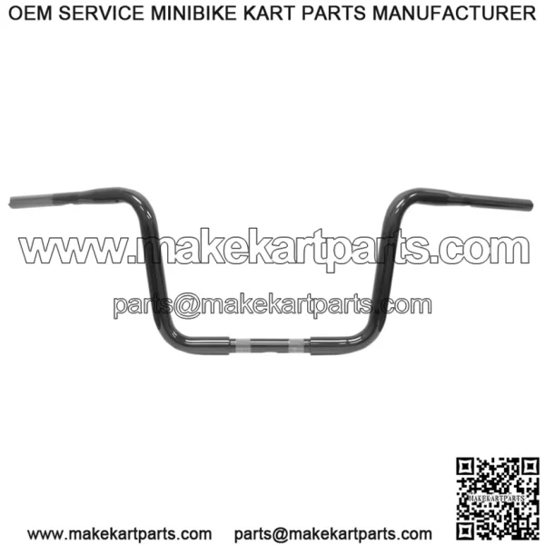 1 1/4in. Handlebar 10in. Ape Black LA-7310-10B