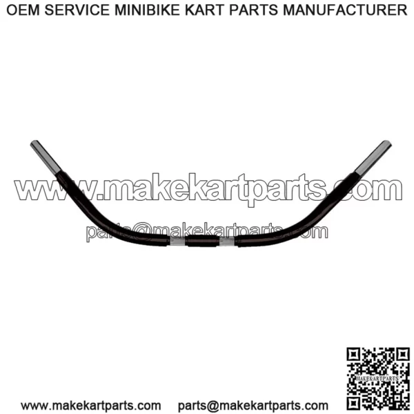 Wild 1 1 1/4in. Chubby Handlebar Springer Beach Bar - Black WO551B