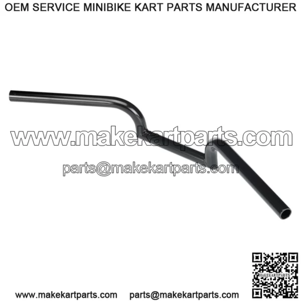 1" Handlebars slotted Black 6013-2016