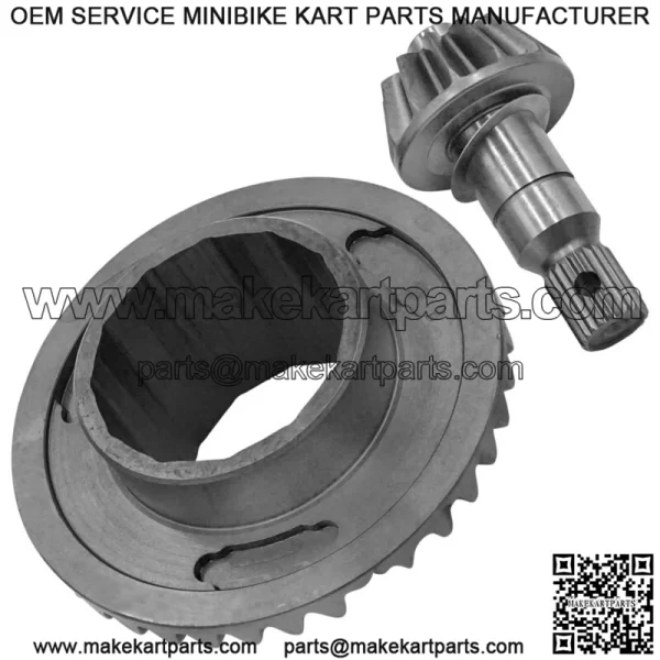 Front Differential Ring & Pinion For Polaris RZR RS1 18 3236626 3236354 - Image 4