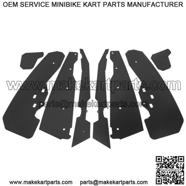 Front &Rear Mud Flaps Fender Flares For 14-21 Polaris RZR XP 1000 XP4 1000 Turbo (For: Polaris) - Image 2