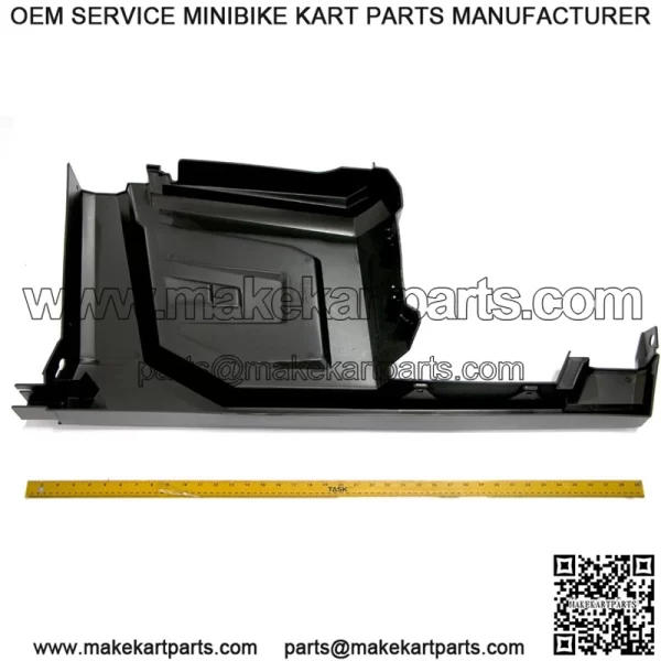 Polaris Ranger Left Hand Center Fender with Rocker, Gloss Black,  OEM Part 5450352-070, Qty 1