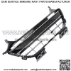 Fit For Honda Accord 2021 2022 2023 Front Bumper Lower Grille Black Chrome - Image 3