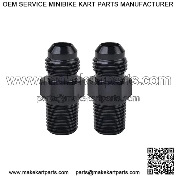 AN4 male to 3/8NPT 2-pack
