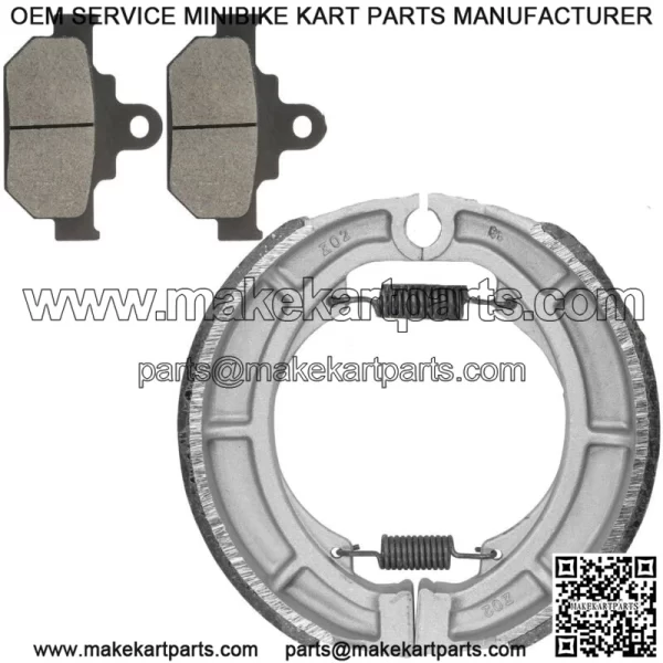 Front Brake Pads & Rear Brake Shoes for Suzuki LS650 Boulevard S40 2005-2017
