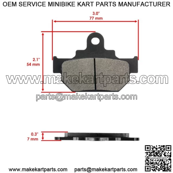 Front Brake Pads & Rear Brake Shoes for Suzuki LS650 Boulevard S40 2005-2017 - Image 3