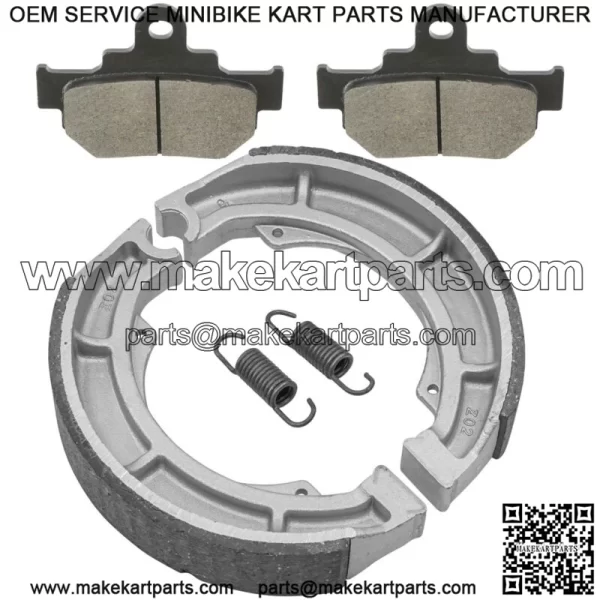 Front Brake Pads & Rear Brake Shoes for Suzuki LS650 Boulevard S40 2005-2017 - Image 4
