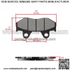 for Honda XR250R 1984 1985 1986 1987 Front Brake Pads & Rear Brake Shoes - Image 3
