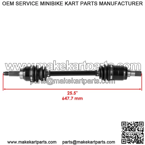 Front Left & Right Axles for Honda Pioneer 500 44350-HL5-A41 / 44250-HL5-A41 - Image 2