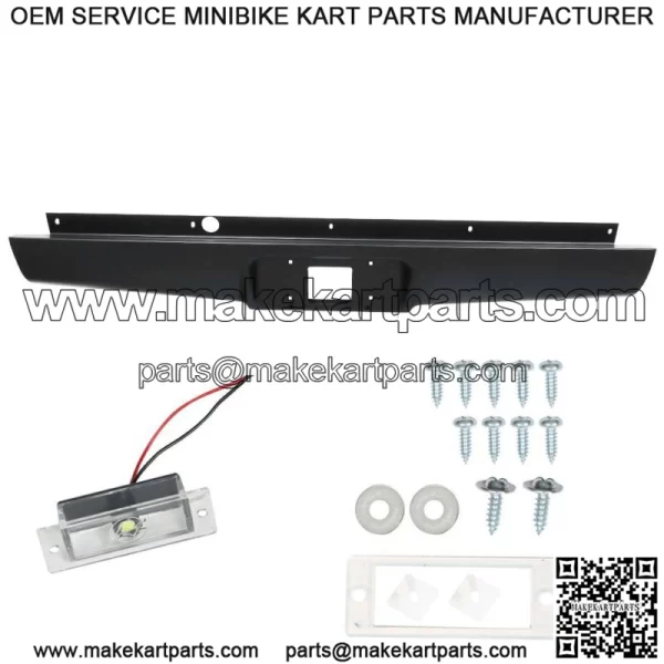 Fit For 2004-2012 Chevy Colorado GMC Canyon Fleetside Rear Steel Bumper Roll Pan - Image 2