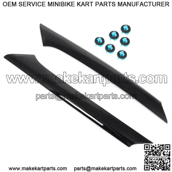 For 09-18 Ford Flex Windshield Outboard Passenger And Driver's Side Trim Black - Image 3