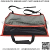 For Universal Black+Red Wire Car Seat Back Organizer Bag PU Leather+Thick Nylon - Image 2