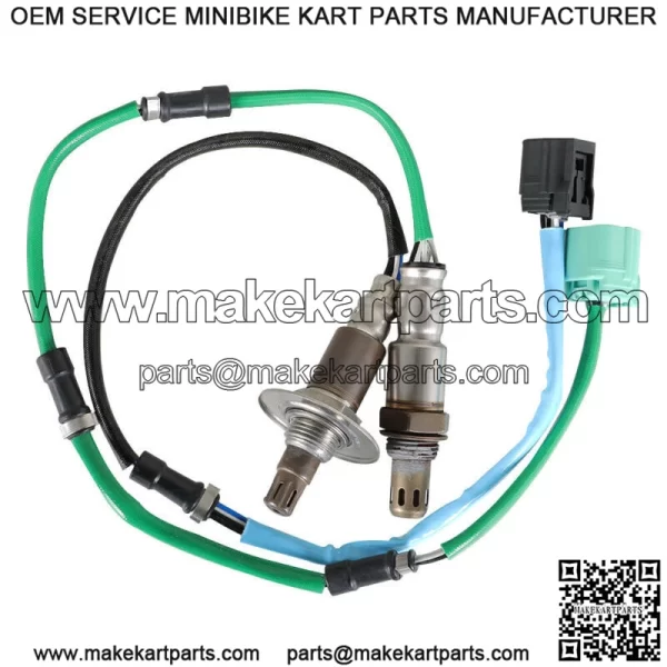 2Pcs Fit For 2007-2009 Honda CRV 2.4L l4 Upstream & Downstream Oxygen O2 Sensor