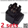 2  Relay Solenoid Starter for Polaris Predator Scrambler SPORTSMAN 50 90 90CC