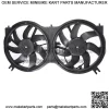 TYC623760 A/C Radiator Dual Cooling Fan Assembly For 2013-2019 Nissan Pathfinder